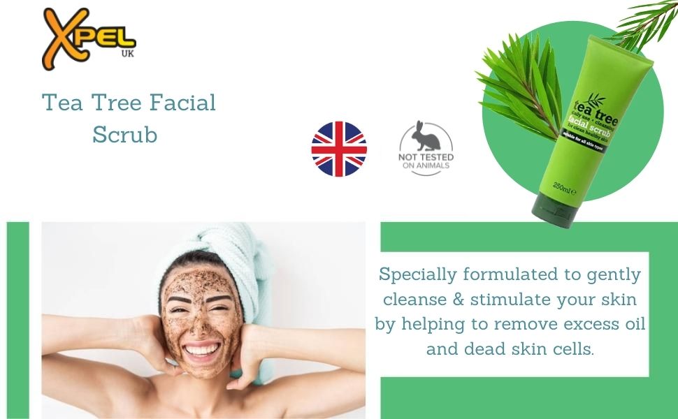 XBC Tea Tree Facial Scrub - Trillingo Express Online Marketplace