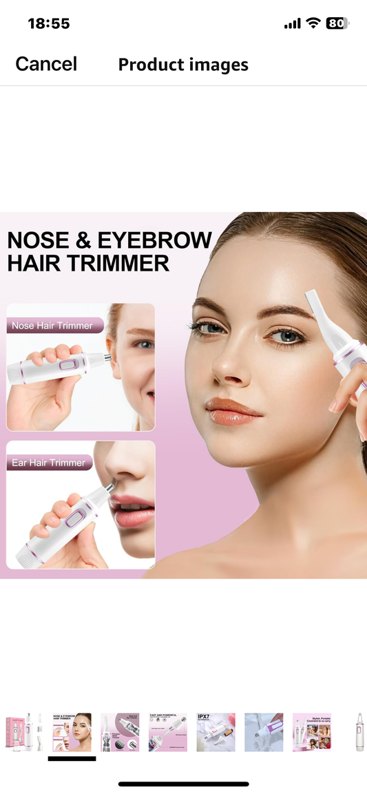 Multi Function 2 in 1 Eyebrow Facial Hair Trimmer - Trillingo Express Online Marketplace