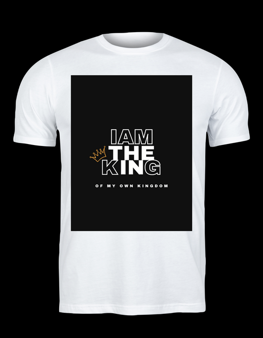 Trillingo Unisex I Am The King Printed T-Shirt (Various Sizes + Colours) - Trillingo Express Online Marketplace
