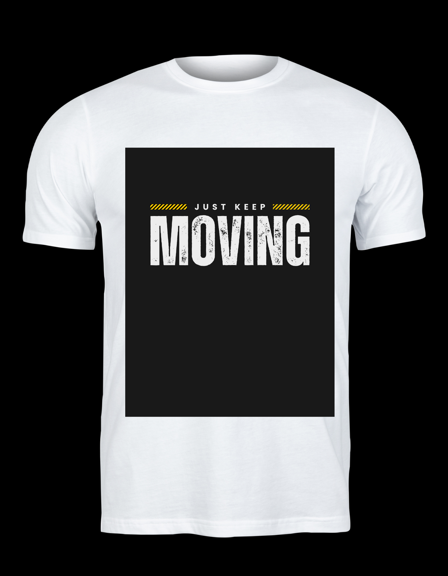 Trillingo Unisex Just Keep Moving Printed T-Shirt (Various Sizes + Colours) - Trillingo Express Online Marketplace