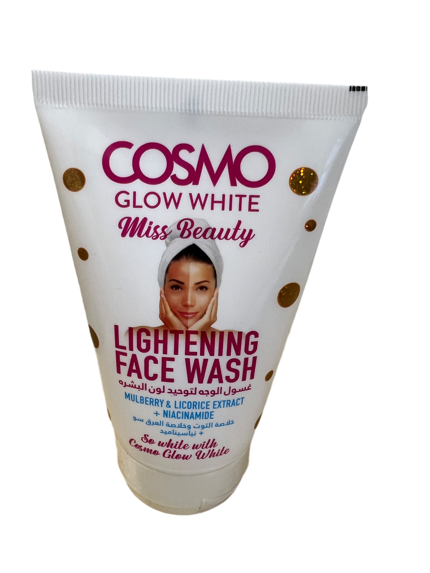 COSMO Glow Lightening Face Wash 125ml (White) - Trillingo Express Online Marketplace