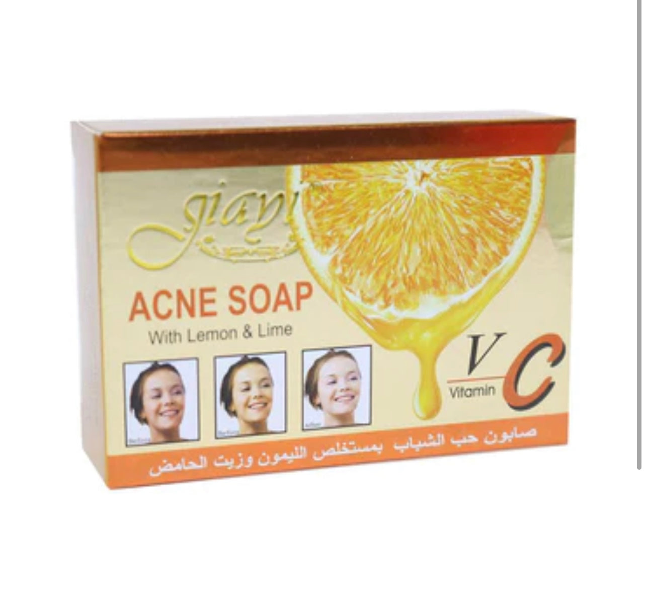 Vitamin C Acne Soap with Lemon - Trillingo Express Online Marketplace