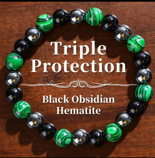 Zuri Z1011 Money Green Bracelet Natural Volcanic Stone Emerald Peacock Stone Attracts Wealth Men Jewellery Bracelet Everyday Wear Elegant Fashion Bracelet. - Trillingo Express Online Marketplace