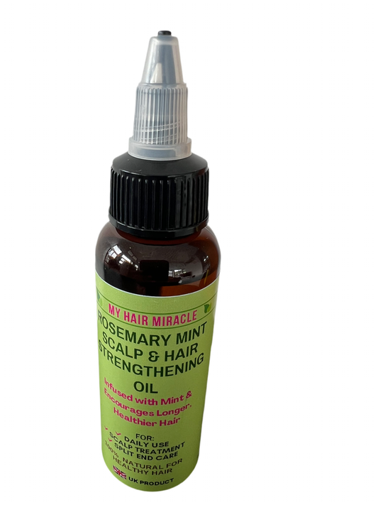 My Hair Miracle Rosemary Mint Scalp Hair Strengthening Oil 60ml - Trillingo Express Online Marketplace