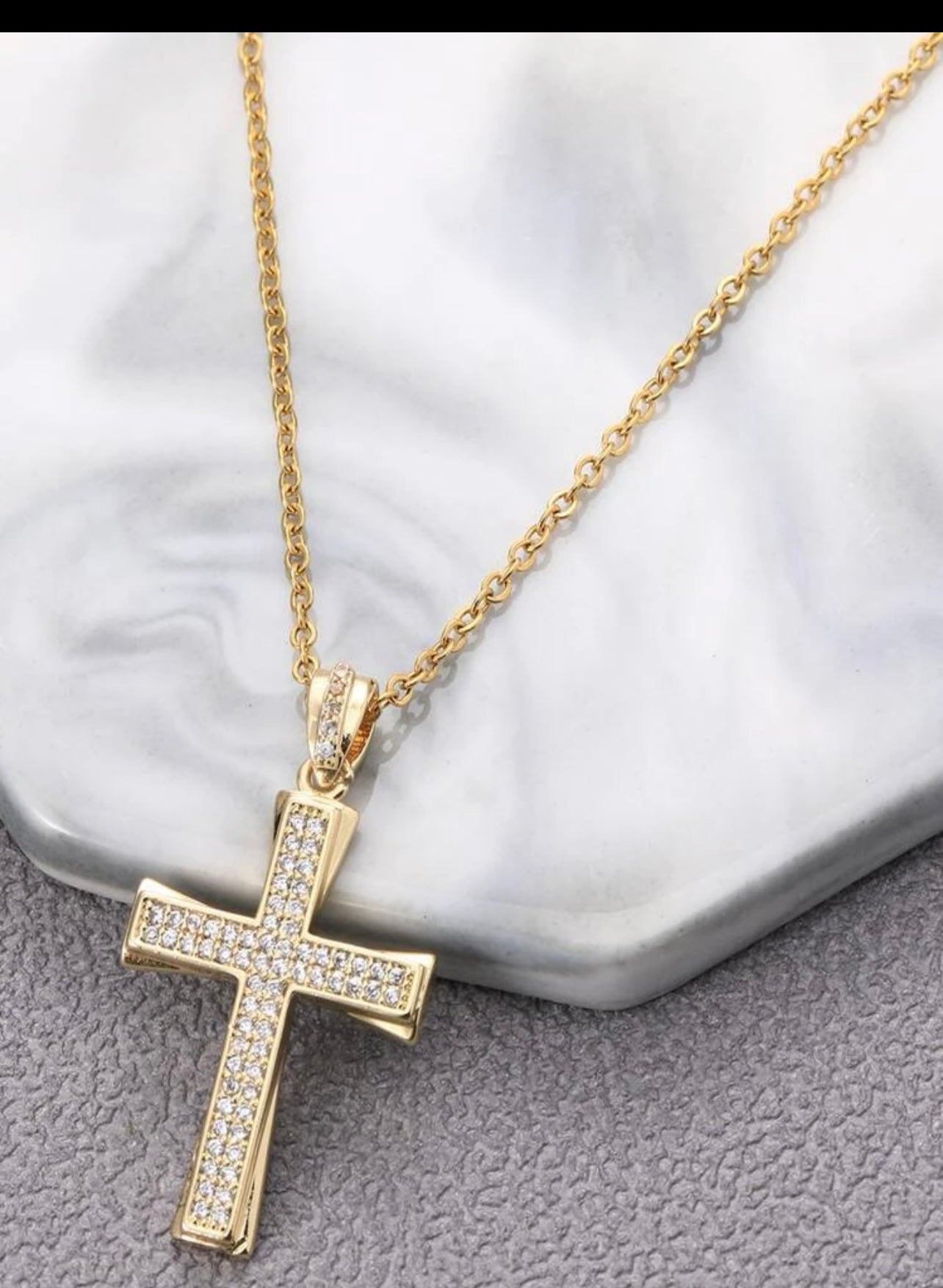 Zuri Gold diamond cross Z303 - Trillingo Express Online Marketplace