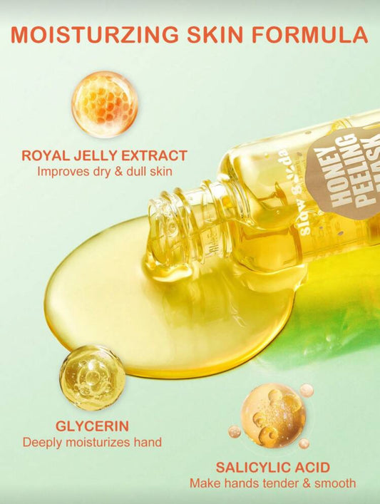 Slow & S Day Honey Peeling Mask, Brighten & Moisturize 30g
