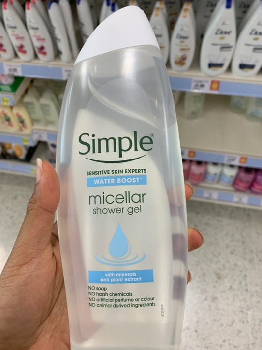Simple Water Boost Micellar Shower Gel - Trillingo Express Online Marketplace