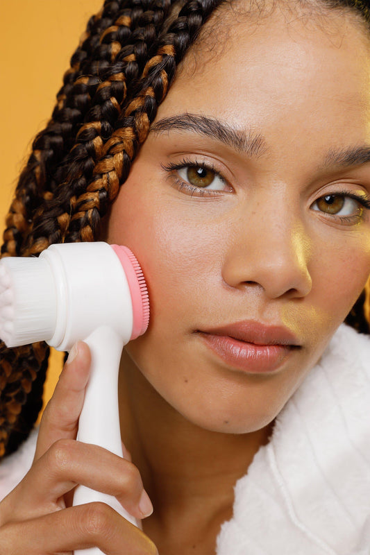 Sassy Facial Exfoliating Brush Circular Double Brush - Trillingo Express Online Marketplace