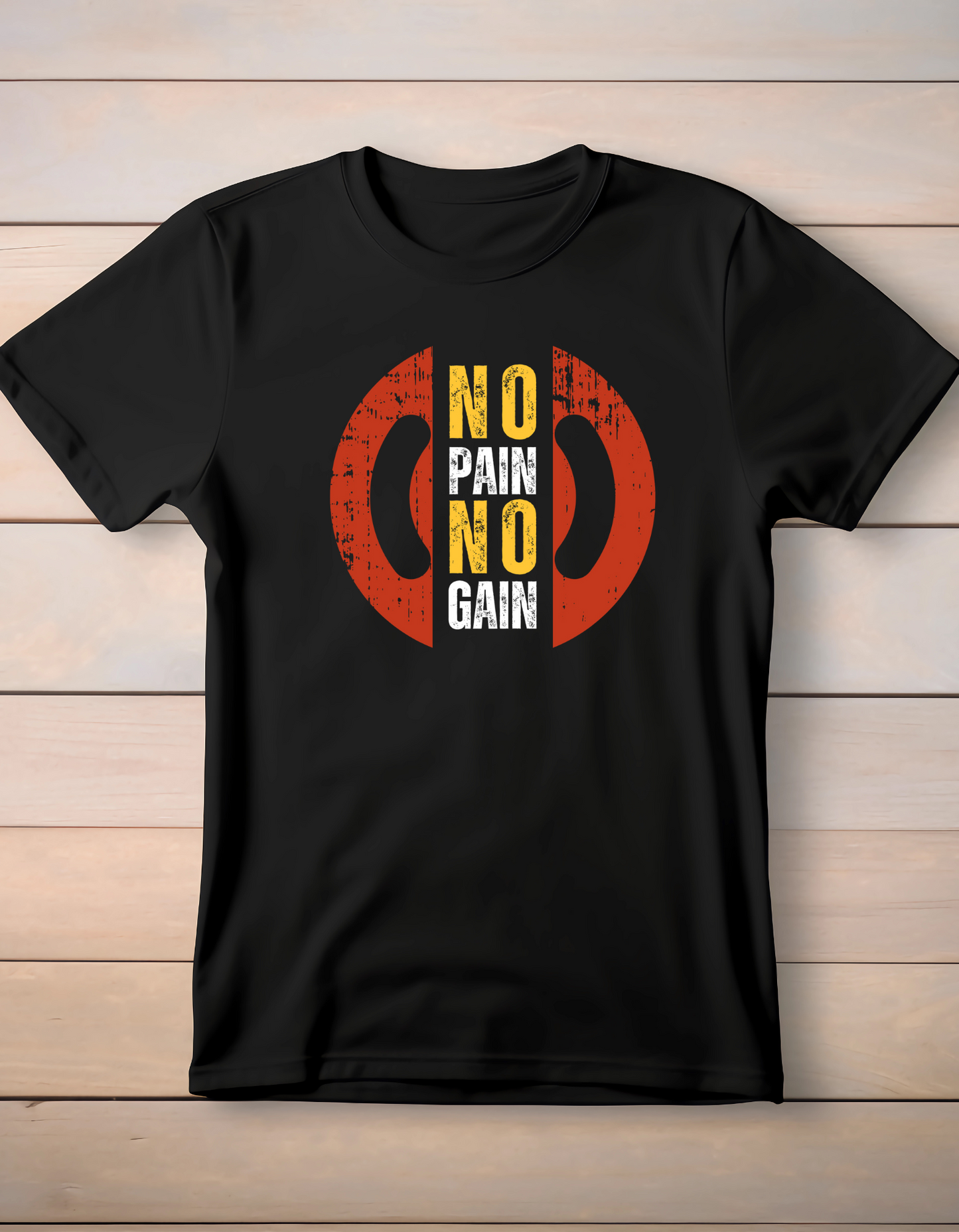 Trillingo Unisex No Pain No Gain Printed T-Shirt (Various Sizes + Colours) - Trillingo Express Online Marketplace