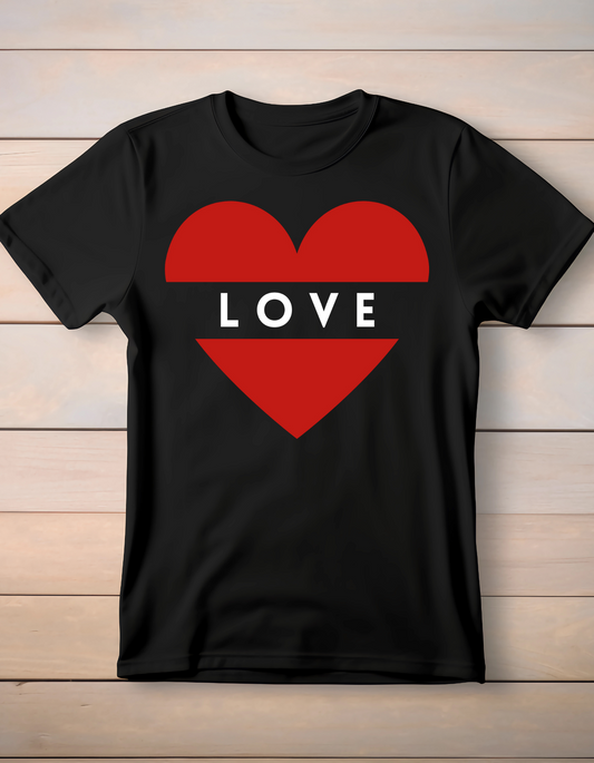 Trillingo Unisex Love Text Printed T-Shirt (Various Sizes + Colours) - Trillingo Express Online Marketplace