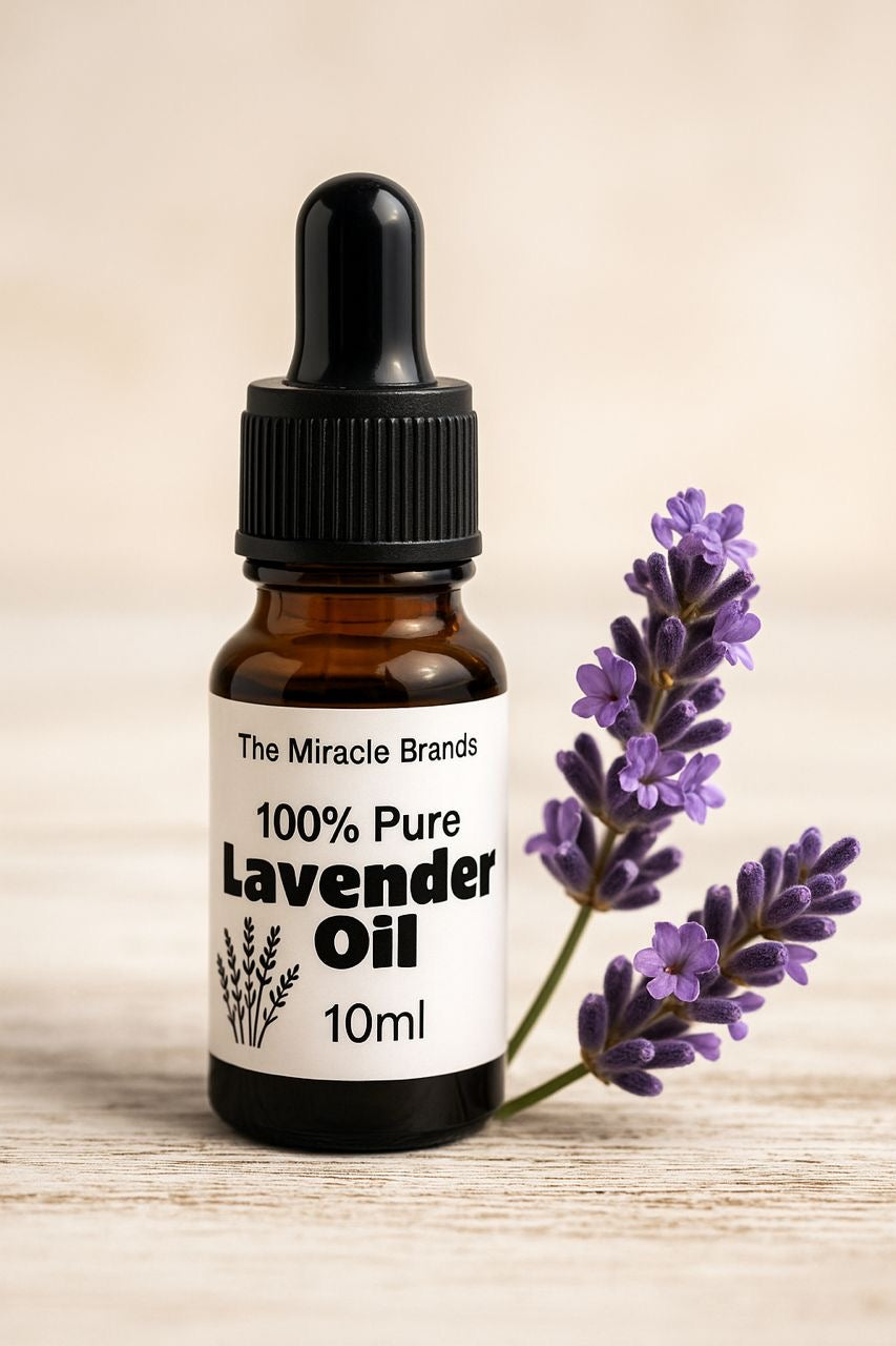 The Miracle Brands 100% Pure Lavender Oil 10ml