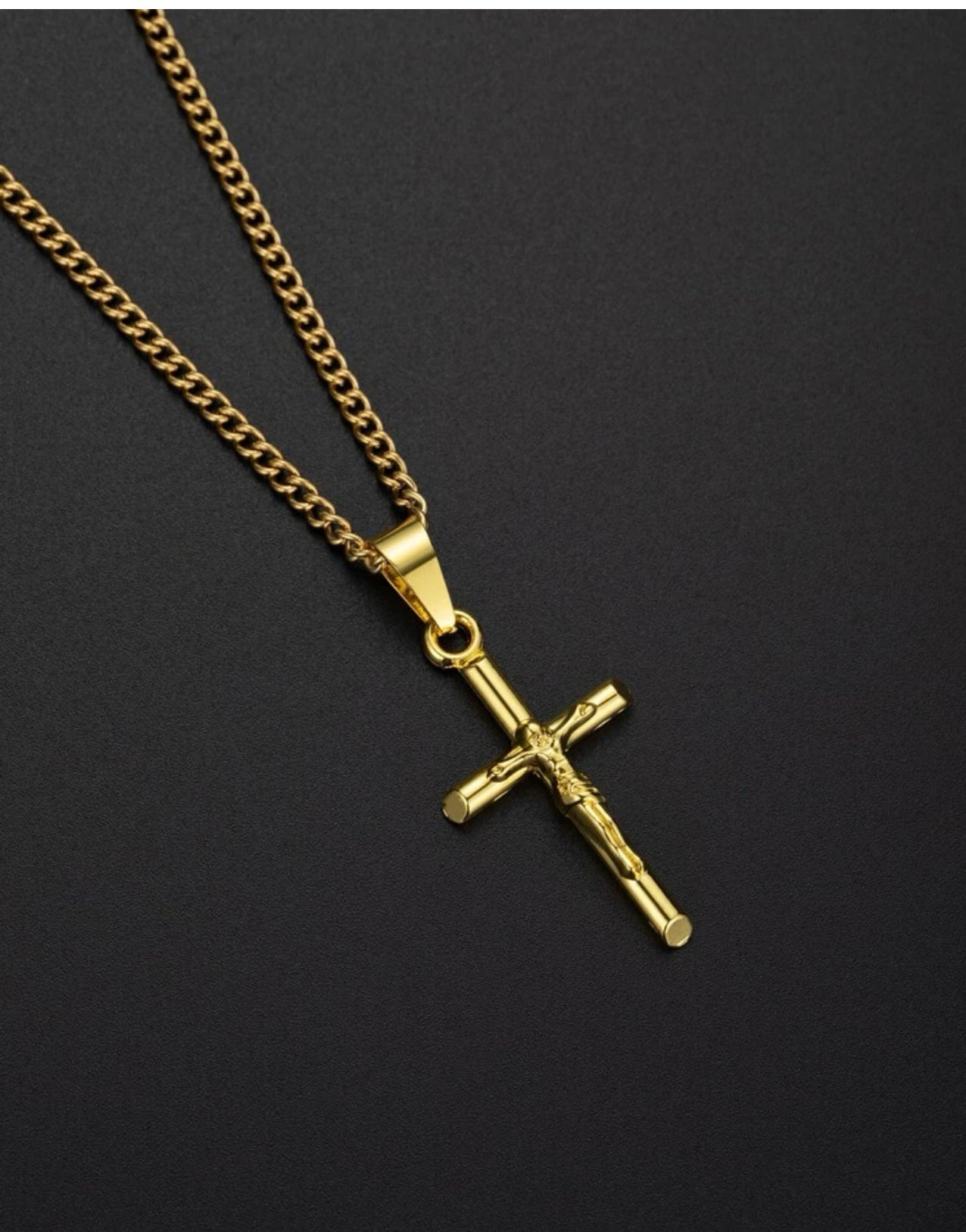 Zuri gold 18k stainless steel cross Z302 - Trillingo Express Online Marketplace