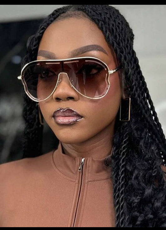 Solban Lady’s Metal frame Sun Glasses Butterfly Shaped Hollow Lenses Personalized Versatile Fashion Women's Glasses Beach Accessories For Women Glasses Shades - Trillingo Express Online Marketplace