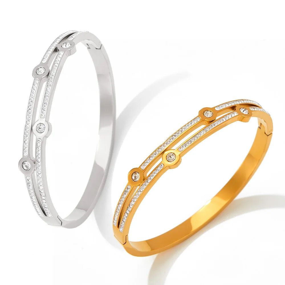 Zuri Sparkling Bangle Gold Zuri Z222 - Trillingo Express Online Marketplace