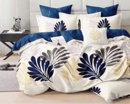 Cream Palm Complete Bed Sheets Set - Trillingo Express Online Marketplace