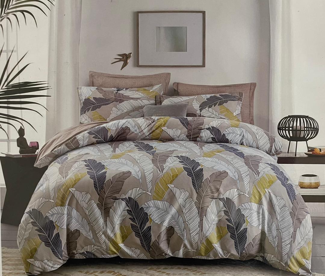 Cream Feathers Complete Bed Sheets Set - Trillingo Express Online Marketplace