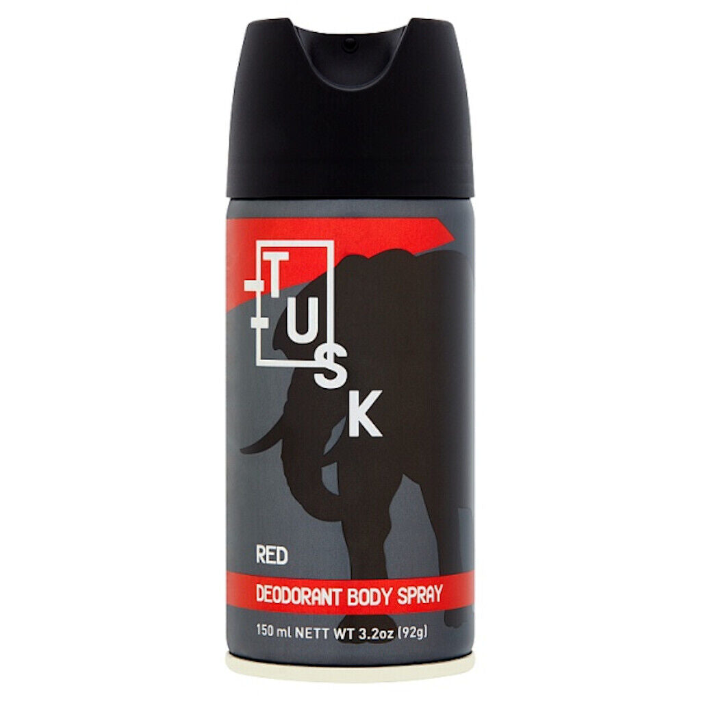 Tusk Men’s Deodorant Body Spray Red - Trillingo Express Online Marketplace