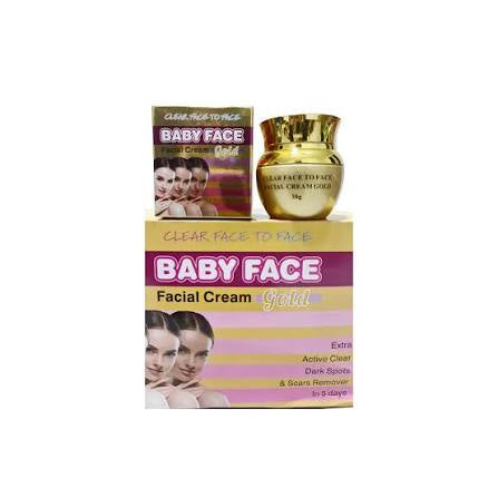 TCID Clear Face to Face Baby Face Facial Cream. Half Cast