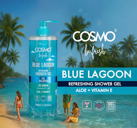 Cosmo Blue Lagoon Refreshing Shower Gel 1000ml