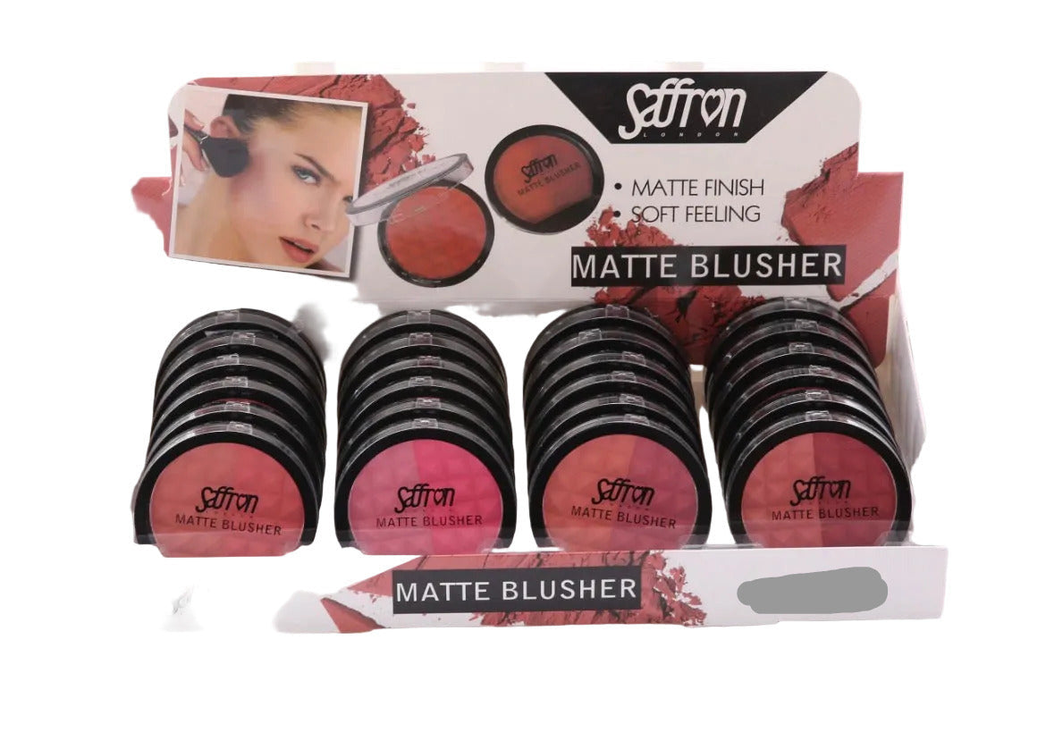 Saffron Matte Blusher Assorted Colours