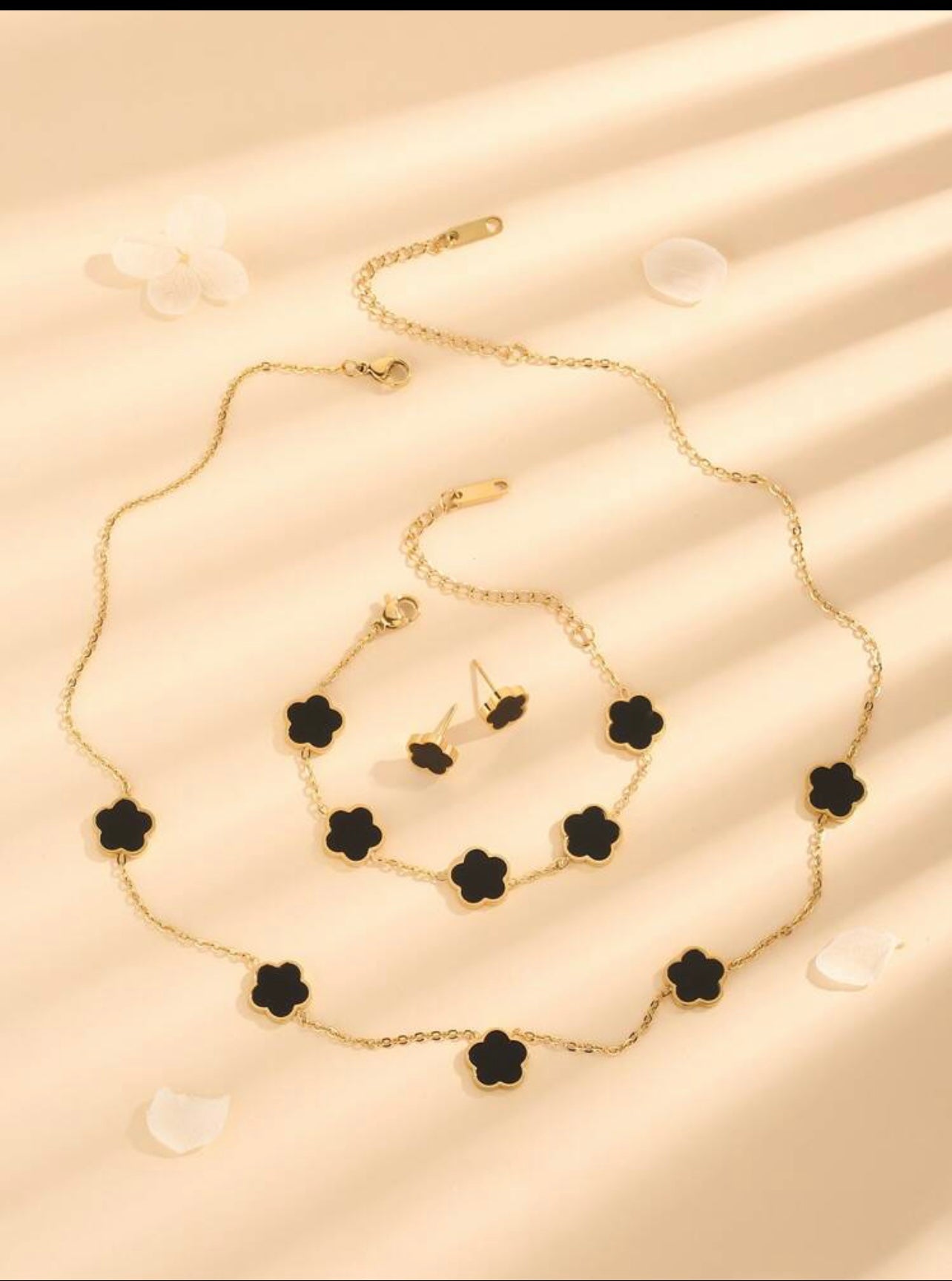 V.C Full Set Jewellery Black - Trillingo Express Online Marketplace