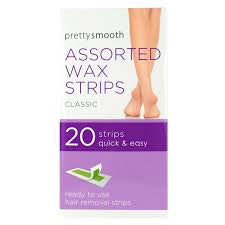 Pretty Smooth Assorted Wax Strips Pack of 20 Strips