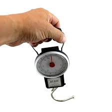 Travel Scale with 1m Tape Measure Weighs up to 34kg