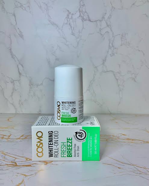 COSMO Whitening Roll-On Deodorant – Green Fresh Breeze (50ml / 1.69 fl.oz)