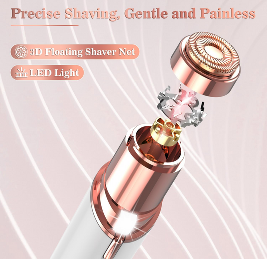 Facial Hair Remover For Women Rechargeable Hair Trimmer Rose Gold - Trillingo Express Online Marketplace