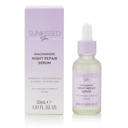 Sunkissed Skin Niacinamide Night Repair Rejuvenating Serum - 30ml