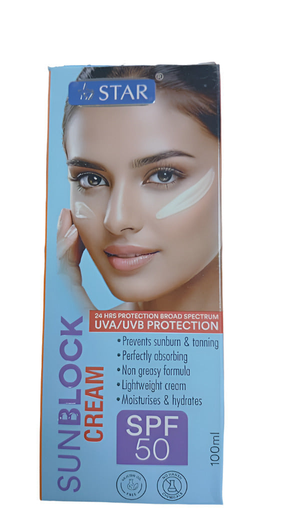 Star Sunblock Cream SPF50 170gm - Trillingo Express Online Marketplace