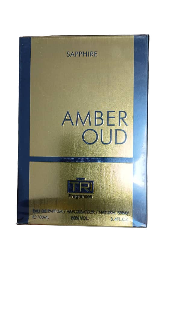 Tri Sapphire Amber Oud Eau De Parfum