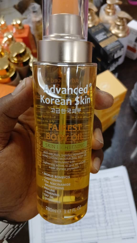 Advanced Korean Fairest Body Oil