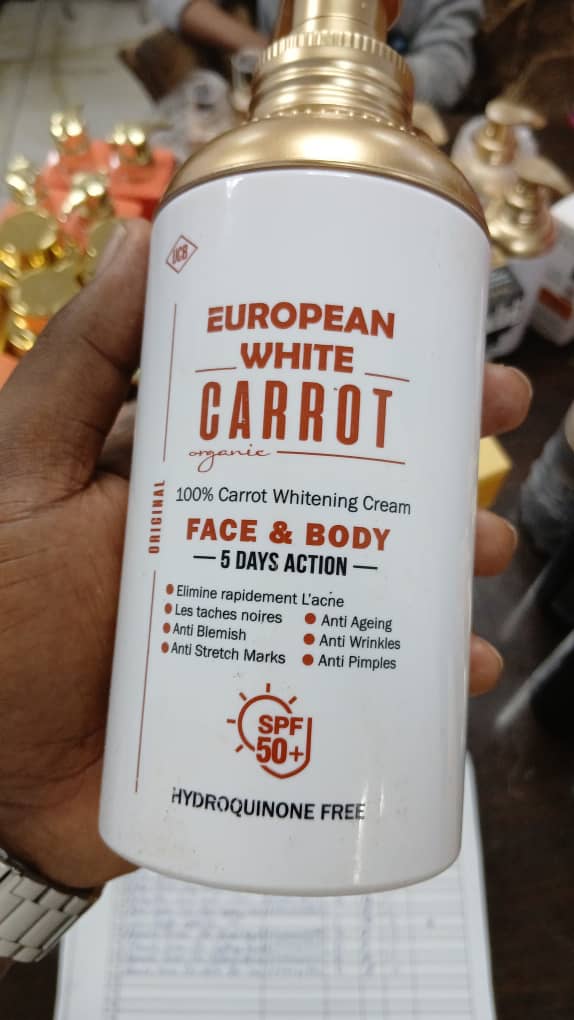 European White Carrot Face & Body 5 Days Action