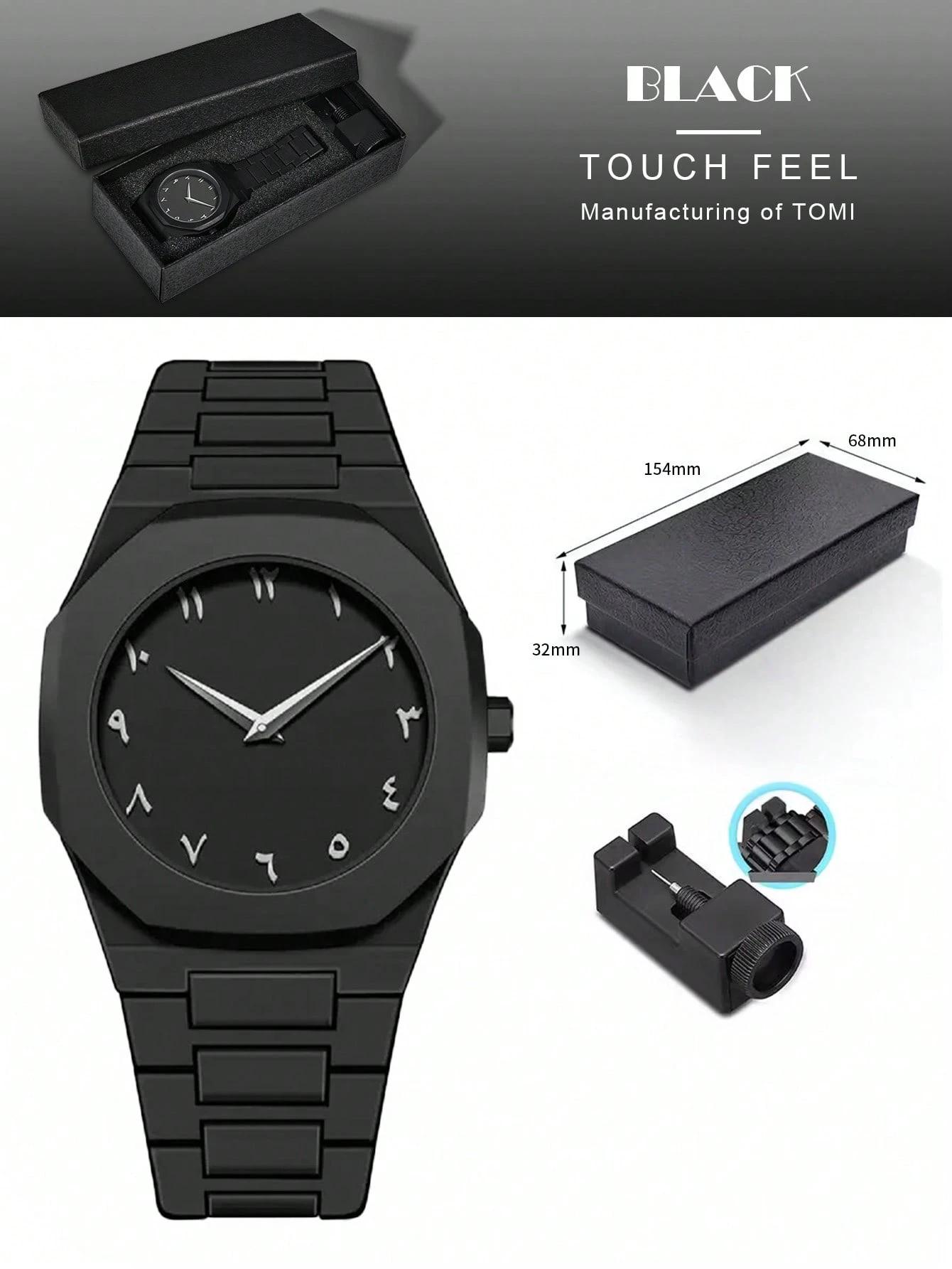 Tomi Black Men's Watch