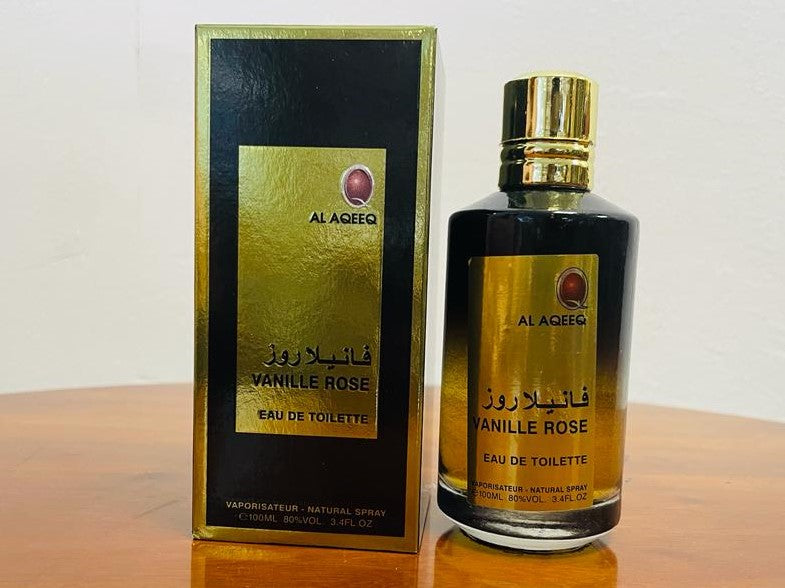 Al Aqeeq Vanille Rose Perfume 100ml - Trillingo Express Online Marketplace