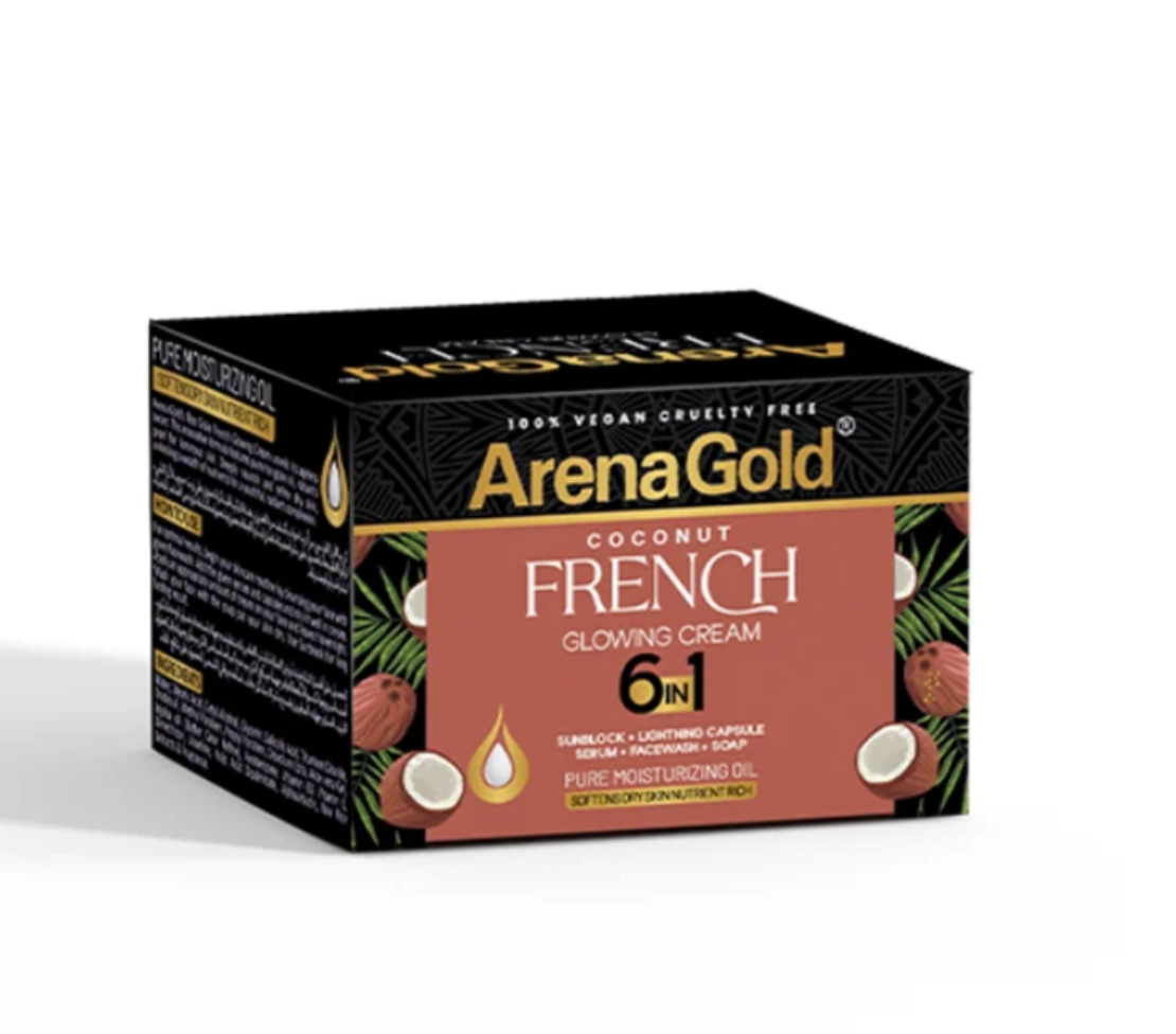 Arena Gold Coconut French Glowing 6 in 1 Cream