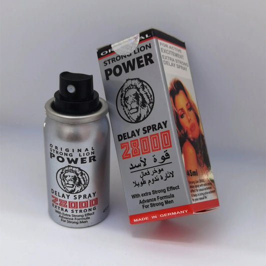 Men's Strong Lion Power 28000 Long Timing Delay Spray - Trillingo Express Online Marketplace