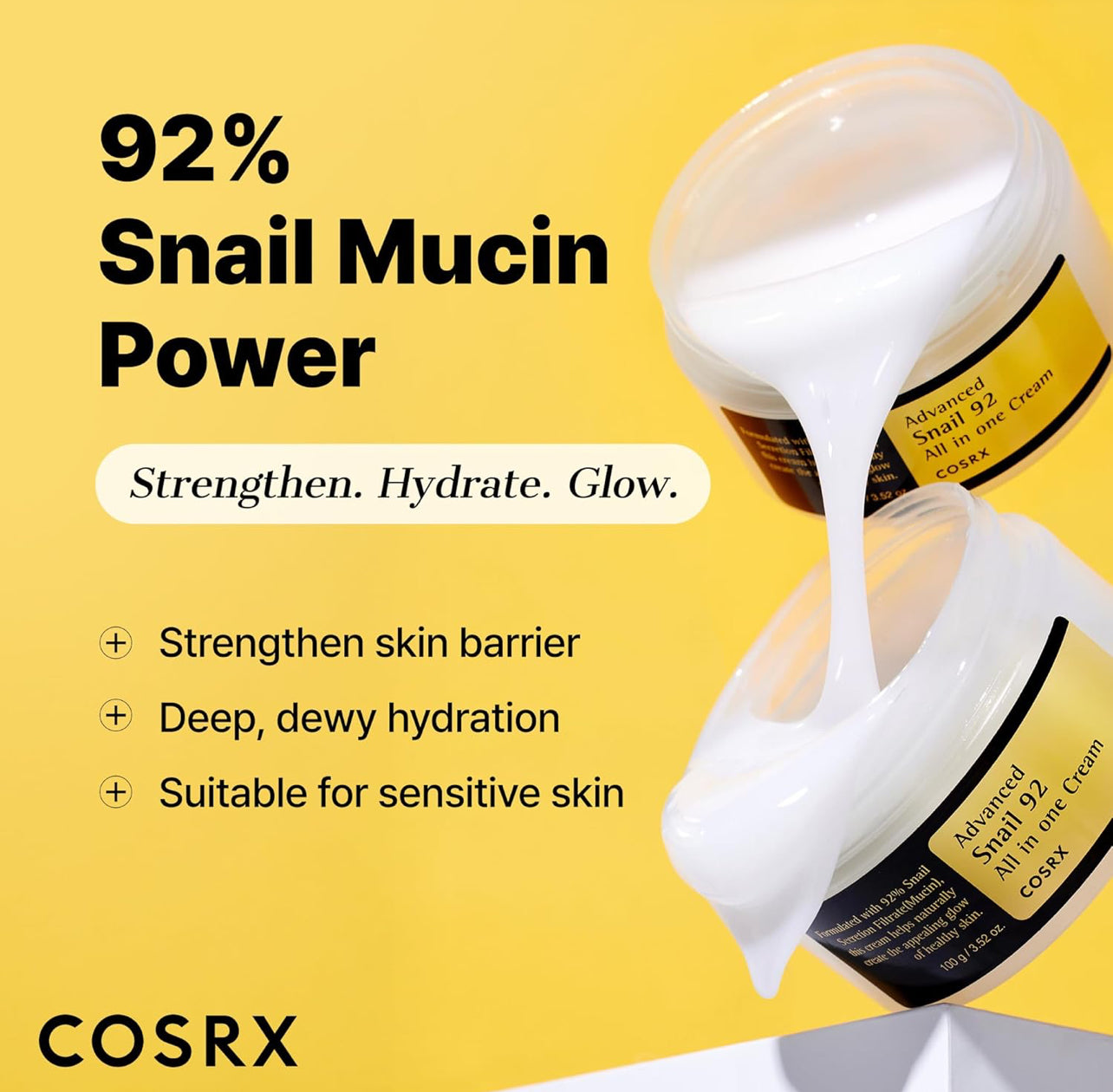 COSRX Advanced Snail 92 All in One Cream 100g/3.52oz