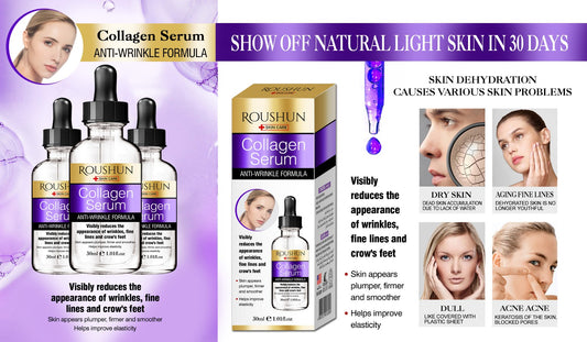 Roushun Collagen Serum - Anti Wrinkle Formula - Trillingo Express Online Marketplace