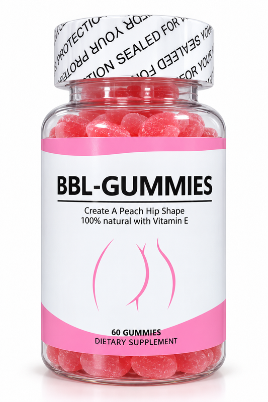 BBL Gummies Create a Peach Hip Shape 60 Gummies