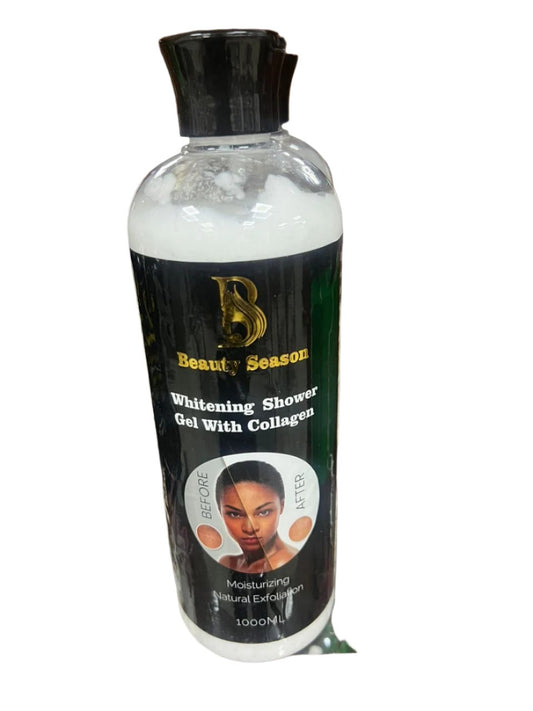 Beauty Season Whitening Shower Gel with Collagen - Trillingo Express Online Marketplace