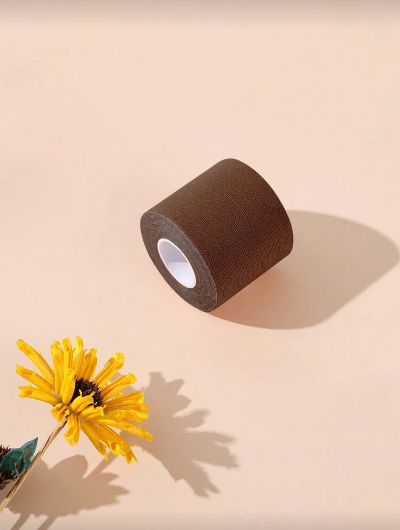 Brown Elastic Boob Tape – Fit All Sizes (3m Roll)