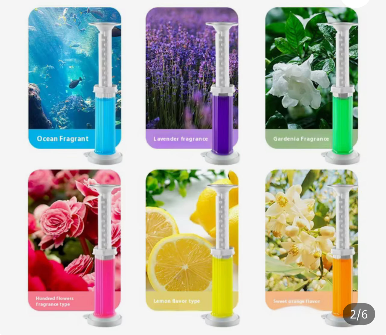 Flowers Shape Toilet Cleaning Mix Assorted Colours