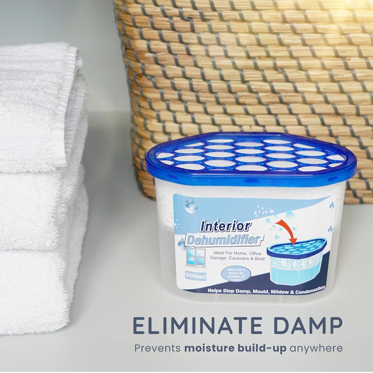 CUQOO   Interior Dehumidifier Helps Prevent Damp