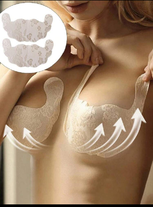 Adhesive Lace Breathable Invisible Plus Size Bust Lift Tape,Suitable For Wedding Dress Strapless. - Trillingo Express Online Marketplace