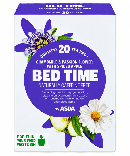 ASDA Bedtime Chamomile Passion Flower & Spiced Apple Herbal Tea x 20 Bags