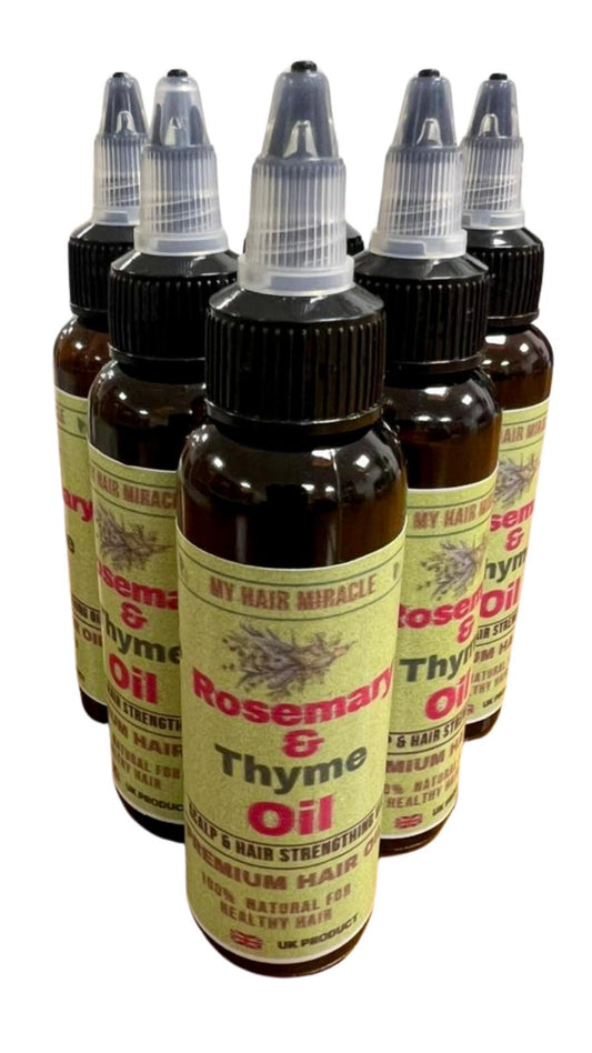 Rosemary & Thyme Oil My Hair Miracle 100% Natural For Hair Growth 60ml - Trillingo Express Online Marketplace