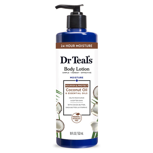 Dr Teal's Body Lotion Moisture Coconut Oil 552ml