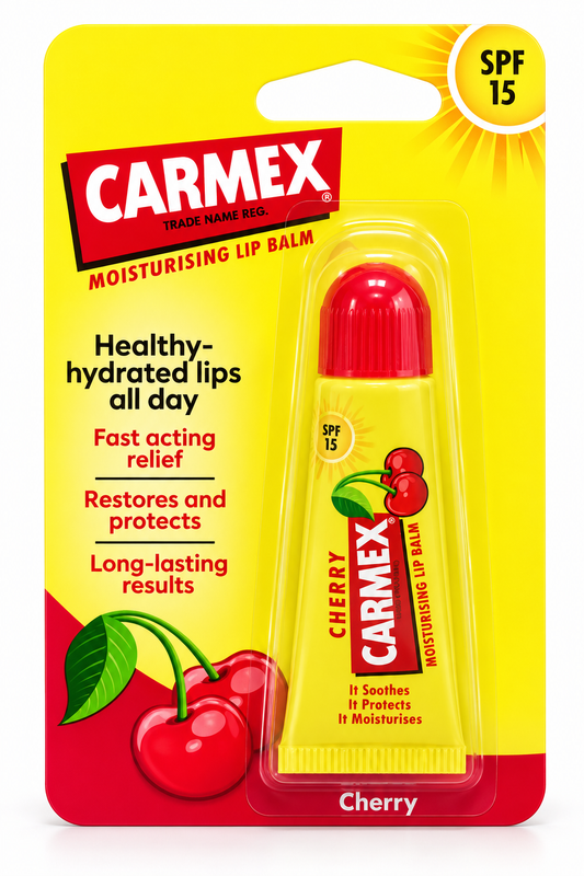 Carmex Classic Moisturising Tube Lip Balm Cherry